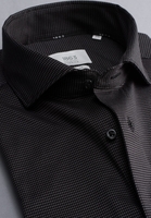 ETERNA LANGE MOUW OVERHEMD MODERN FIT SOFT TAILORING JERSEY ANTRACIET