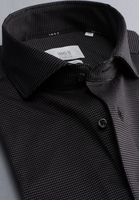 ETERNA LANGE MOUW OVERHEMD MODERN FIT SOFT TAILORING JERSEY ANTRACIET