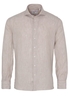 ETERNA LANGE MOUW OVERHEMD MODERN FIT SOFT TAILORING LINNEN BEIGE UNI