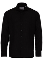 ETERNA LANGE MOUW OVERHEMD MODERN FIT SOFT TAILORING LINNEN ZWART UNI