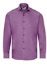 ETERNA LANGE MOUW OVERHEMD MODERN FIT SOFT TAILORING TWILL AUBERGINE