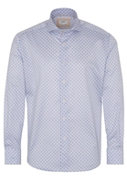 ETERNA LANGE MOUW OVERHEMD MODERN FIT SOFT TAILORING TWILL BEIGE /