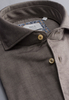 ETERNA LANGE MOUW OVERHEMD MODERN FIT SOFT TAILORING TWILL BEIGE BRUIN