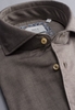 ETERNA LANGE MOUW OVERHEMD MODERN FIT SOFT TAILORING TWILL BEIGE BRUIN