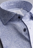 ETERNA LANGE MOUW OVERHEMD MODERN FIT SOFT TAILORING TWILL BLAUW/WIT