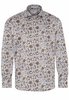 ETERNA LANGE MOUW OVERHEMD MODERN FIT SOFT TAILORING TWILL BRUIN /
