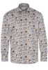 ETERNA LANGE MOUW OVERHEMD MODERN FIT SOFT TAILORING TWILL BRUIN /