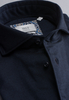 ETERNA LANGE MOUW OVERHEMD MODERN FIT SOFT TAILORING TWILL DONKERBLAUW