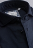 ETERNA LANGE MOUW OVERHEMD MODERN FIT SOFT TAILORING TWILL DONKERBLAUW