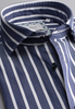 ETERNA LANGE MOUW OVERHEMD MODERN FIT SOFT TAILORING TWILL MARINE /