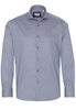 ETERNA LANGE MOUW OVERHEMD MODERN FIT SOFT TAILORING TWILL MARINEBLAUW