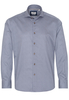 ETERNA LANGE MOUW OVERHEMD MODERN FIT SOFT TAILORING TWILL MARINEBLAUW