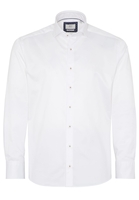 ETERNA LANGE MOUW OVERHEMD MODERN FIT SOFT TAILORING TWILL WIT UNI