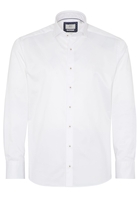 ETERNA LANGE MOUW OVERHEMD MODERN FIT SOFT TAILORING TWILL WIT UNI