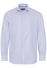 ETERNA LANGE MOUW OVERHEMD MODERN FIT TWILL BLAUW / WIT GESTREEPT