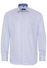 ETERNA LANGE MOUW OVERHEMD MODERN FIT TWILL BLAUW GERUIT