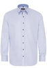 ETERNA LANGE MOUW OVERHEMD MODERN FIT TWILL BLAUW GERUIT