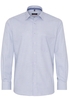 ETERNA LANGE MOUW OVERHEMD MODERN FIT TWILL BLAUW GERUIT