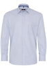 ETERNA LANGE MOUW OVERHEMD MODERN FIT TWILL BLAUW GERUIT