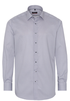 ETERNA LANGE MOUW OVERHEMD MODERN FIT TWILL BLAUW PRINT
