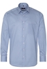 ETERNA LANGE MOUW OVERHEMD MODERN FIT TWILL BLAUW PRINT