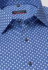 ETERNA LANGE MOUW OVERHEMD MODERN FIT TWILL BLAUW PRINT