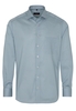 ETERNA LANGE MOUW OVERHEMD MODERN FIT TWILL BLAUW/GROEN PRINT