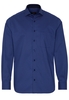 ETERNA LANGE MOUW OVERHEMD MODERN FIT TWILL DONKERBLAUW PRINT