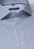 ETERNA LANGE MOUW OVERHEMD MODERN FIT TWILL GEEL/BLAUW PRINT