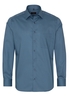 ETERNA LANGE MOUW OVERHEMD MODERN FIT TWILL GROEN/BLAUW PRINT