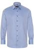ETERNA LANGE MOUW OVERHEMD MODERN FIT TWILL JEANS BLAUW UNI