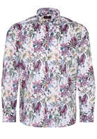 ETERNA LANGE MOUW OVERHEMD MODERN FIT TWILL KLEURRIJK PRINT
