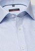 ETERNA LANGE MOUW OVERHEMD MODERN FIT TWILL LICHT BLAUW / WIT GERUIT