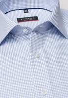 ETERNA LANGE MOUW OVERHEMD MODERN FIT TWILL LICHT BLAUW / WIT GERUIT