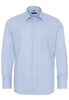 ETERNA LANGE MOUW OVERHEMD MODERN FIT TWILL LICHT BLAUW / WIT GERUIT