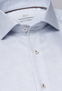 ETERNA LANGE MOUW OVERHEMD MODERN FIT TWILL LICHT BLAUW / WIT MET