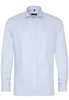 ETERNA LANGE MOUW OVERHEMD MODERN FIT TWILL LICHTBLAUW MET RELIËF