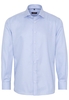 ETERNA LANGE MOUW OVERHEMD MODERN FIT TWILL LICHTBLAUW MET RELIËF