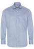 ETERNA LANGE MOUW OVERHEMD MODERN FIT TWILL MARINEBLAUW PRINT