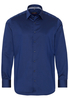 ETERNA LANGE MOUW OVERHEMD MODERN FIT TWILL MARINEBLAUW UNI