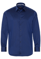 ETERNA LANGE MOUW OVERHEMD MODERN FIT TWILL MARINEBLAUW UNI
