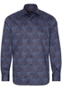 ETERNA LANGE MOUW OVERHEMD MODERN FIT TWILL NAVY / ROOD / BLAUW PRINT