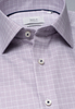 ETERNA LANGE MOUW OVERHEMD MODERN FIT TWILL PURPER GERUIT