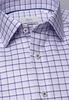 ETERNA LANGE MOUW OVERHEMD MODERN FIT TWILL PURPER GERUIT