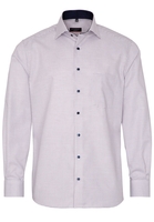 ETERNA LANGE MOUW OVERHEMD MODERN FIT TWILL ROOD GERUIT