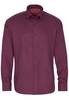 ETERNA LANGE MOUW OVERHEMD MODERN FIT UPCYCLING SHIRT DUBBEL GEWEVEN
