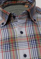 ETERNA LANGE MOUW OVERHEMD MODERN FIT UPCYCLING SHIRT FLANELLE