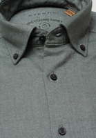 ETERNA LANGE MOUW OVERHEMD MODERN FIT UPCYCLING SHIRT OXFORD BENZINE