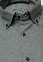 ETERNA LANGE MOUW OVERHEMD MODERN FIT UPCYCLING SHIRT OXFORD BENZINE