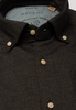 ETERNA LANGE MOUW OVERHEMD MODERN FIT UPCYCLING SHIRT OXFORD BRUIN UNI